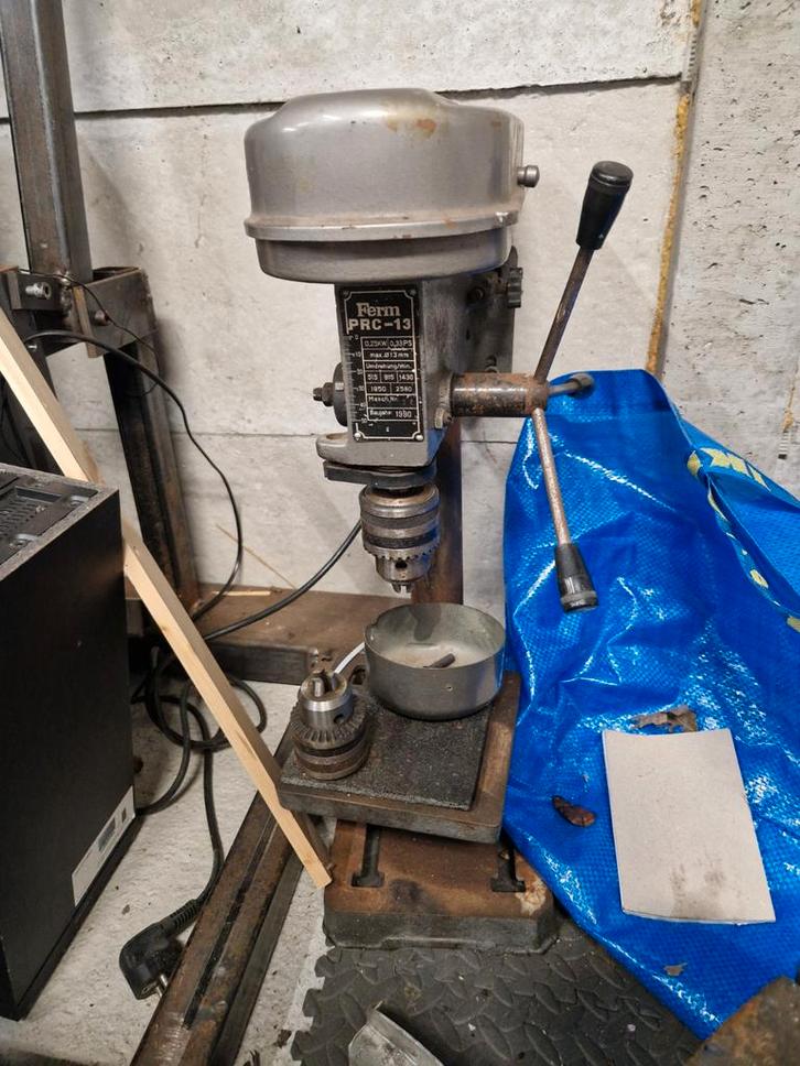 Kolomboormachine Ferm PRC-13 - Opknapper, Doe-het-zelf en Verbouw, Gereedschap | Boormachines, Ophalen of Verzenden
