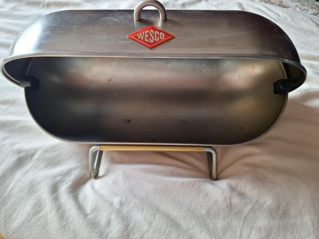 Wesco Breadboy Broodtrommel - RVS, Huis en Inrichting, Keuken | Keukenbenodigdheden, Gebruikt, Broodtrommel, Overige merken, Metaal