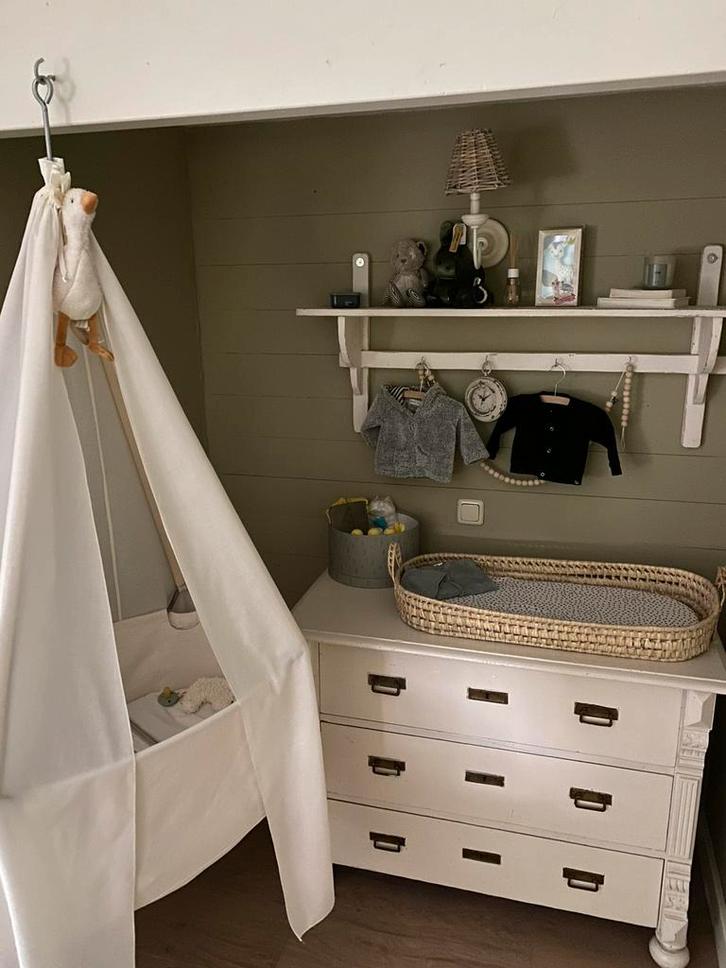 Leander hangwieg, Kinderen en Baby's, Babywiegjes en Ledikanten, Zo goed als nieuw, Ledikant, Ophalen