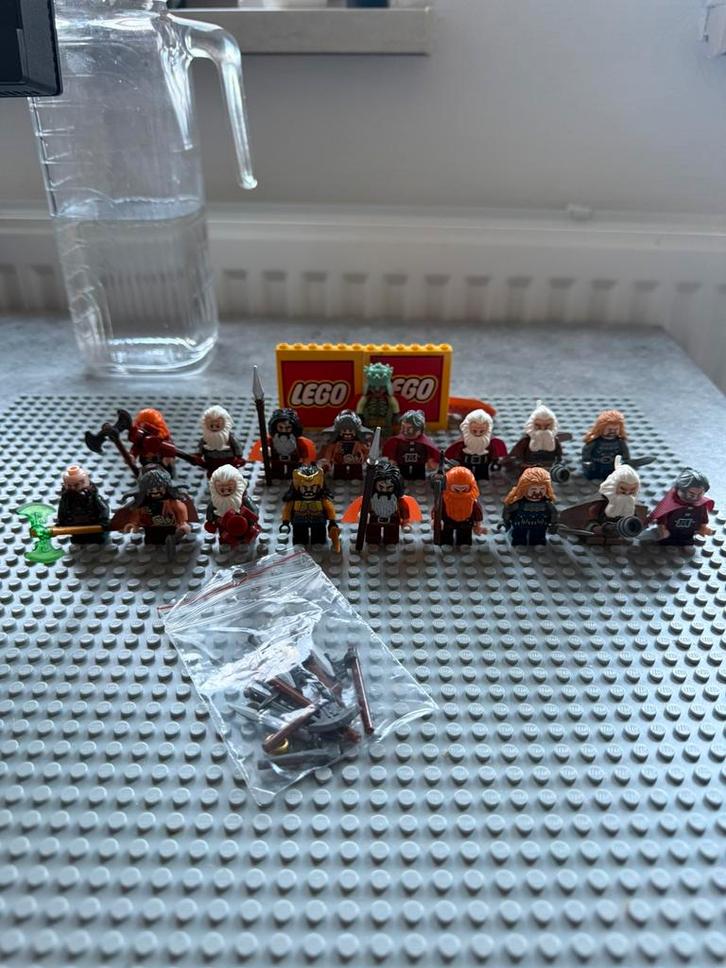 Lord of the rings / the hobbit dwergen  (lego compatibel), Verzamelen, Poppetjes en Figuurtjes, Zo goed als nieuw, Ophalen of Verzenden