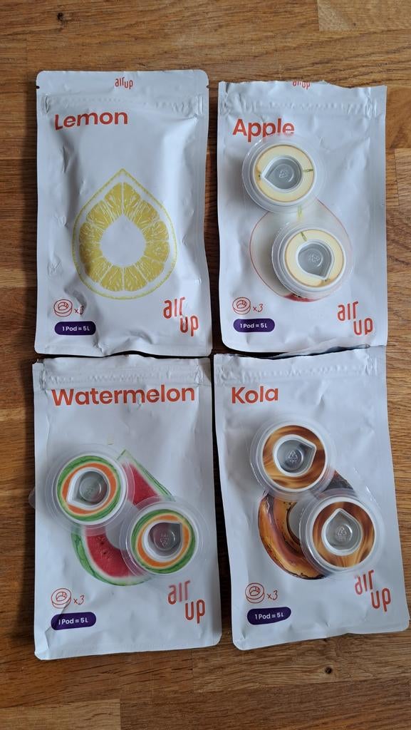 Verschillende Air up smaken, Ophalen of Verzenden