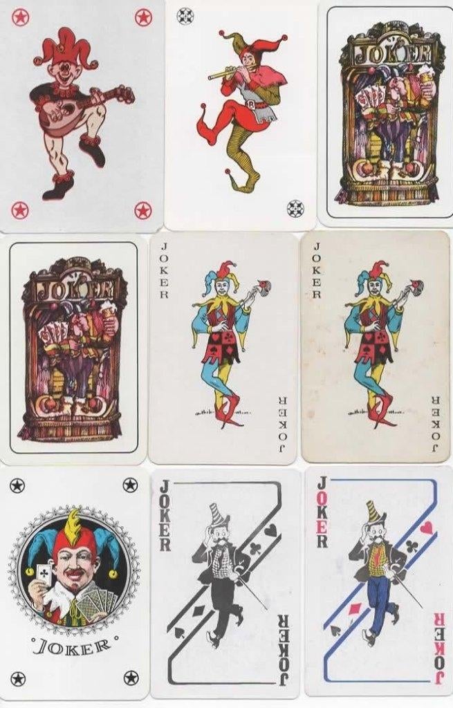 55 Verschillende jokers, Verzamelen, Speelkaarten, Jokers en Kwartetten, Ophalen of Verzenden, Zo goed als nieuw, Joker(s)