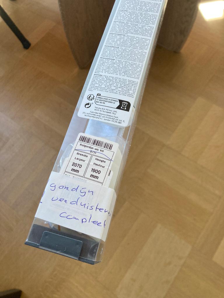 Rolgordijn 200 cm breed, Huis en Inrichting, Ophalen, Gebruikt, 200 cm of meer, 150 tot 200 cm