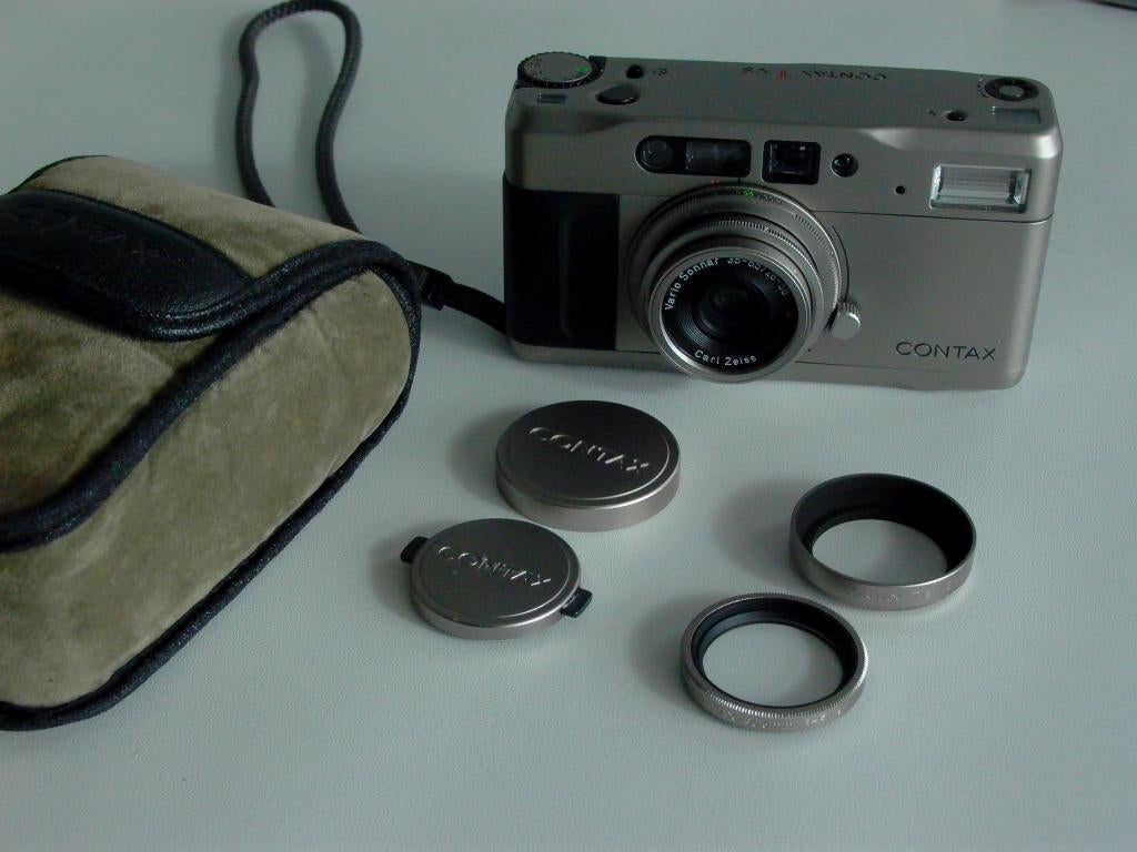 Contax TVS & Accesoires, Analoge Icoon in zeer goede staat, Ophalen of Verzenden, Gebruikt, Compact, Overige Merken