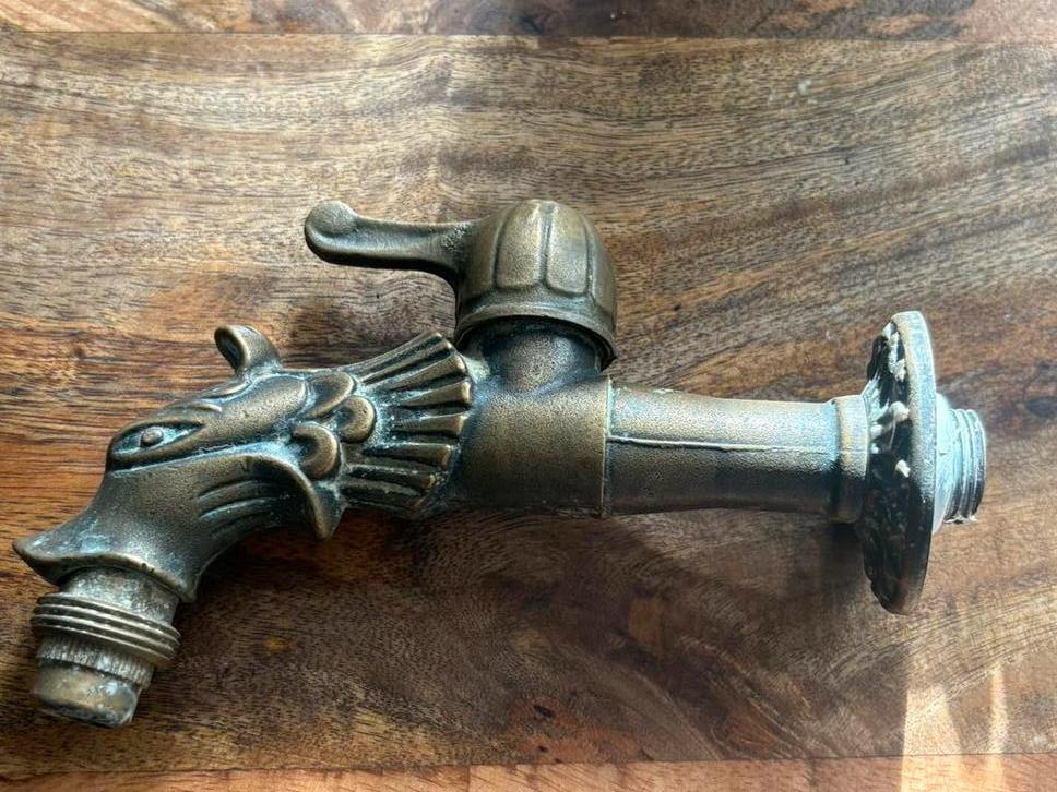 Nieuw Bronz Drakenkraan, Ophalen of Verzenden, Zo goed als nieuw