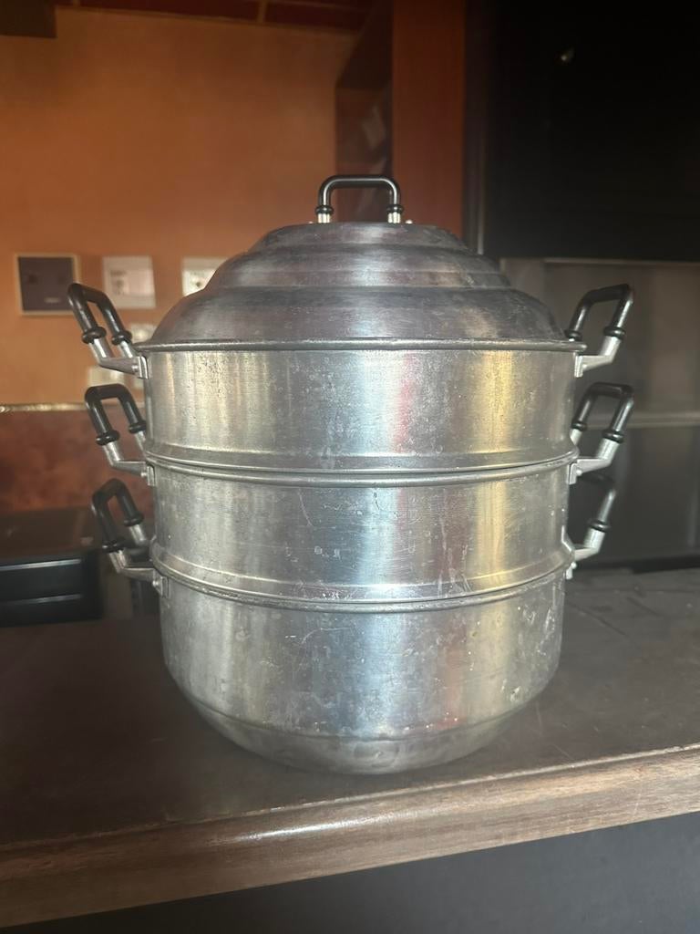 Diamond aluminium stoompan 30cm, Ophalen, Gebruikt, Aluminium, Overige typen