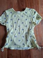 H&M geribbeld shirt met madeliefjes, maat 146/152, Kinderen en Baby's, Kinderkleding | Maat 146, Ophalen, Meisje, H&M, Zo goed als nieuw