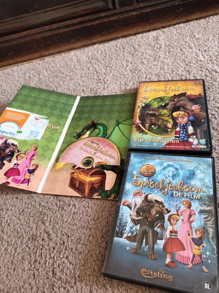 Efteling sprookjesboom dvd film, Cd's en Dvd's, Ophalen of Verzenden, Zo goed als nieuw, Film