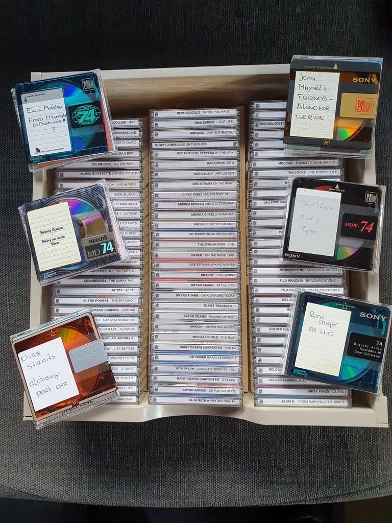 MINIDISCS  BOX 11 BOX 11, Audio, Tv en Foto, Walkmans, Discmans en Minidiscspelers, Ophalen of Verzenden, Discman