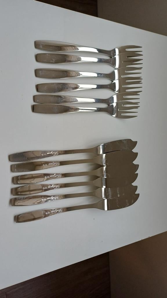 Fontignac 12-delig visbestekset, Huis en Inrichting, Keuken | Bestek, Ophalen of Verzenden, Nieuw, Bestekset
