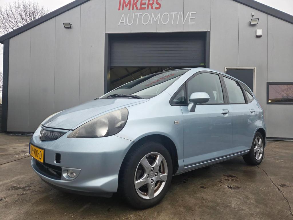 Honda Jazz 1.2 S Airco, Auto's, Honda, Voorwielaandrijving, 4 cilinders, Blauw, Bedrijf