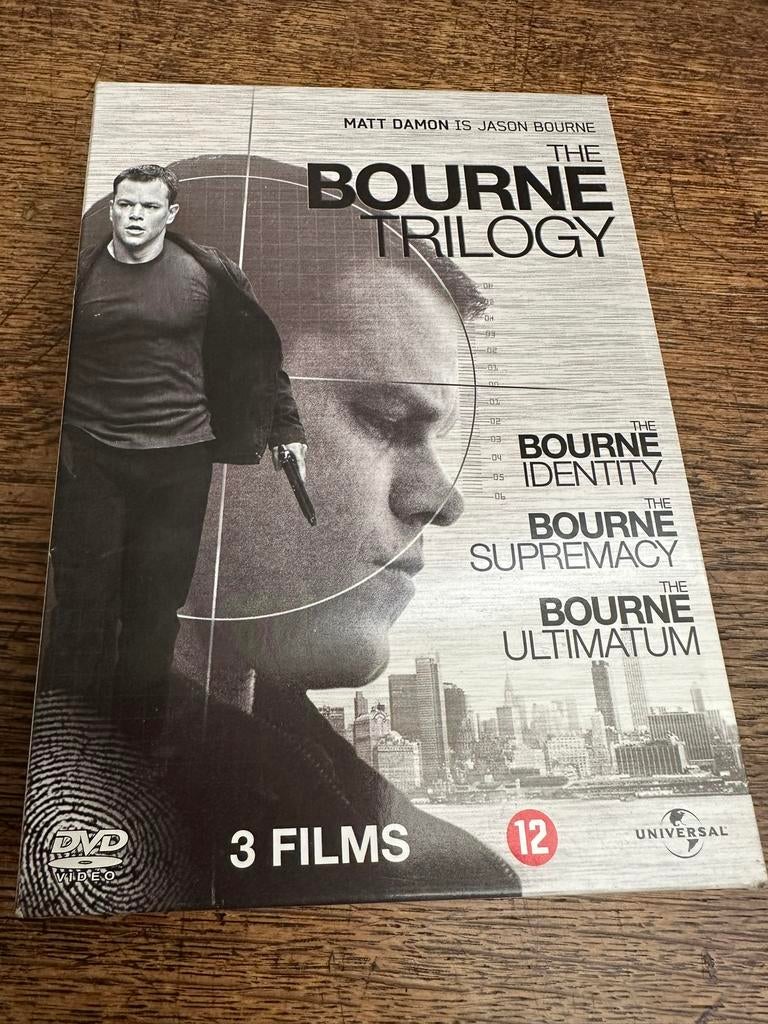 Jason Bourne: Identity, Supramacy, Ultimatum, Vanaf 12 jaar, Ophalen of Verzenden, Zo goed als nieuw