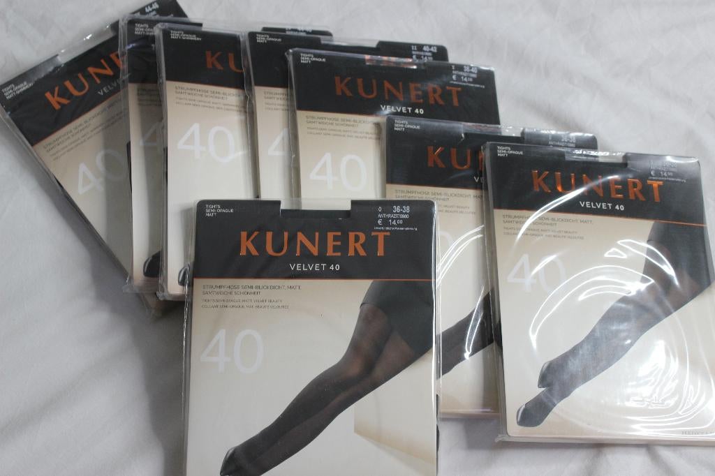 Kunert Velvet 40 panty 's, Kleding | Dames, Leggings, Maillots en Panty's, Zwart, Nieuw, Overige maten, Ophalen of Verzenden