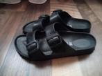 Birkenstock Maat 40, Slippers, Zwart, Ophalen of Verzenden, Zo goed als nieuw