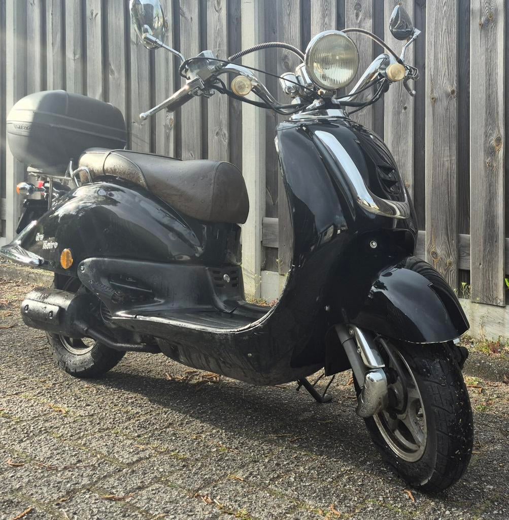 Grande Retro Snorscooter ALLE INRUIL MOGELIJK, Fietsen en Brommers, Snorfietsen en Snorscooters, Gebruikt, Benzine, Ophalen, Overige merken