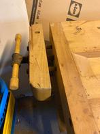 Zware meubelmakers werkbank met bankschroeven 65x140cm, Doe-het-zelf en Verbouw, Ophalen of Verzenden, Gebruikt, 120 tot 170 cm