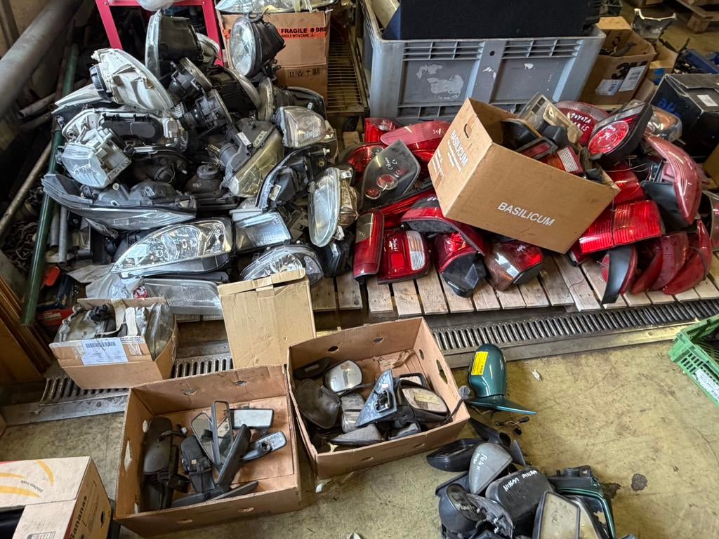 Partij auto spiegels/verlichtingen, Ophalen, Gebruikt, Overige automerken