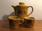 Vintage Royal Worcester Palissy “Taurus” thee/koffieset 1970, Ophalen of Verzenden