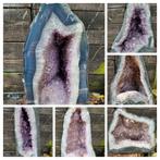 De goedkoopste Amethist geodes vanaf 7 euro per kg!, Ophalen, Mineraal