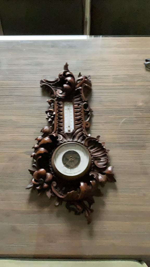 Antieke Hollandse barometer, Audio, Tv en Foto, Weerstations en Barometers, Ophalen, Zo goed als nieuw