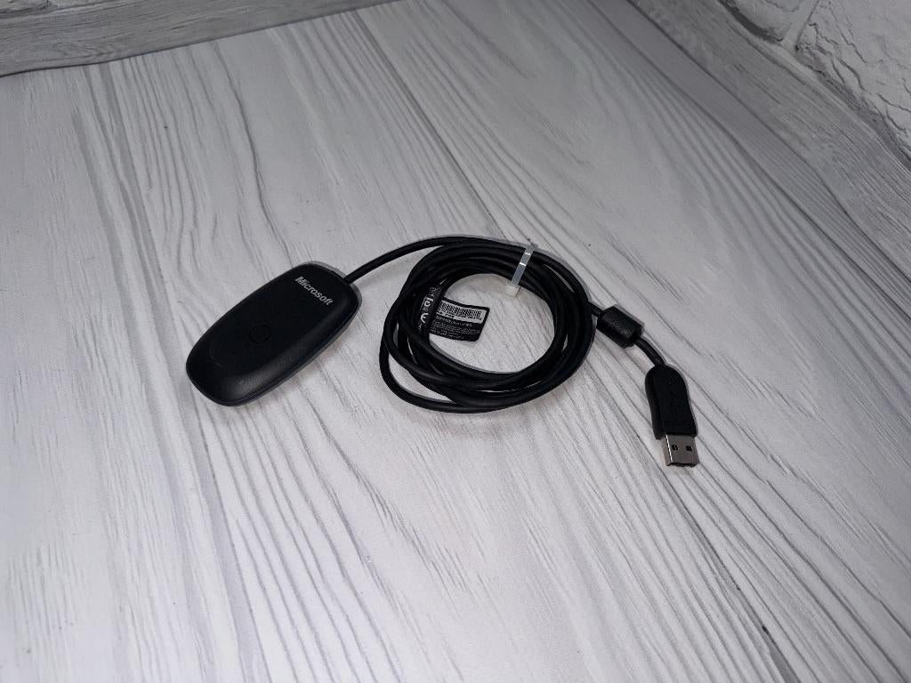 Xbox 360 Wireless Controller Adapter for PC, Verzenden, Zo goed als nieuw, Oplaadbaar