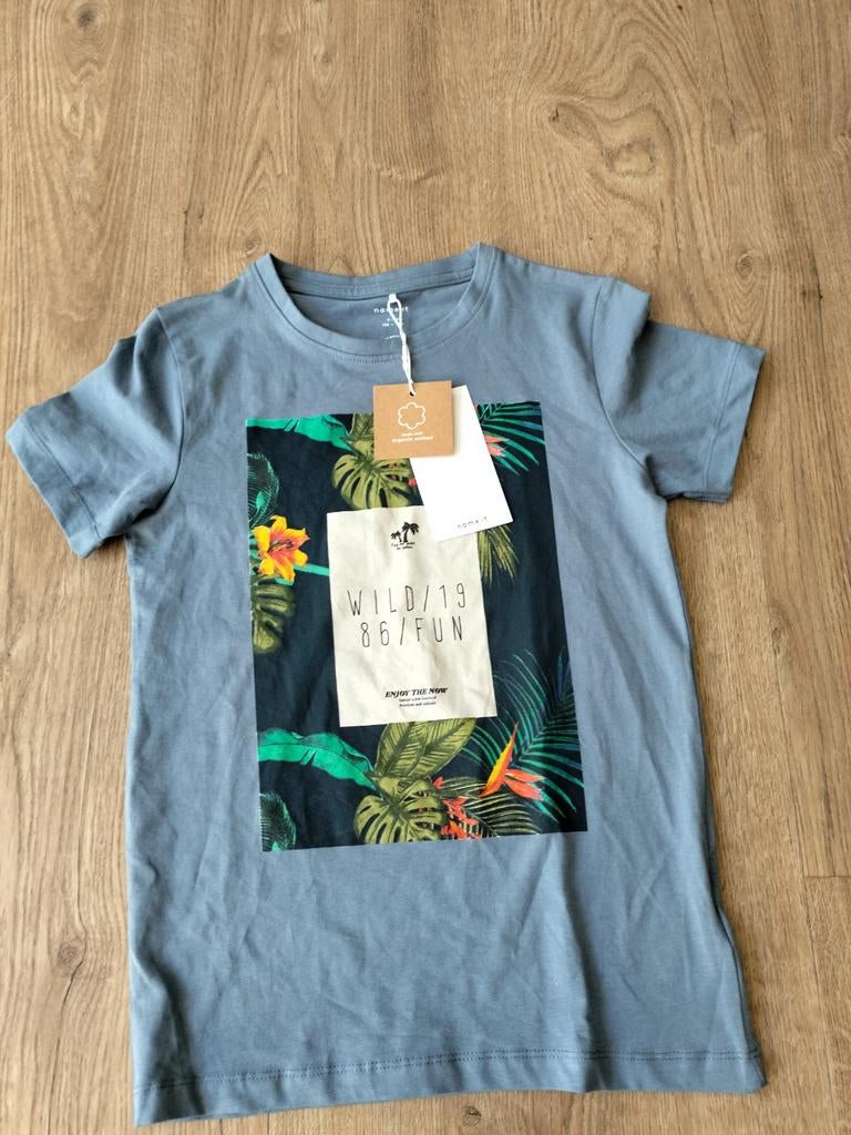 Nieuw Name It T-shirt met tropische print, Kinderen en Baby's, Kinderkleding | Maat 140, Ophalen, Nieuw, Shirt of Longsleeve, Jongen