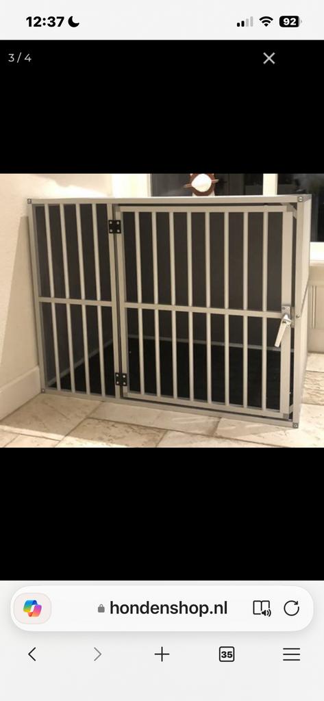 Hondenkennel groot, kamerkennel., Ophalen, Zo goed als nieuw, 75 tot 110 cm, 65 tot 100 cm