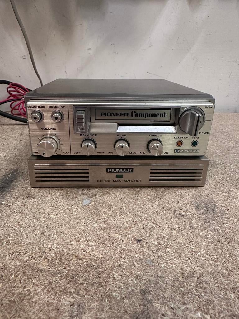 Pioneer GM-4 versterker & KP-88G tape deck in mooie staat!, Ophalen of Verzenden, Gebruikt