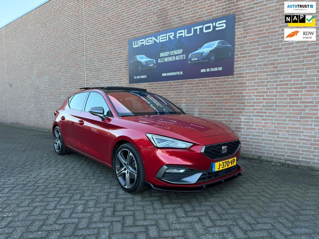 Seat Leon 1.0 TSI FR Launch Edition Keyless Pano Digital-Das, Auto's, Gebruikt, Leon, Origineel Nederlands, Bedrijf