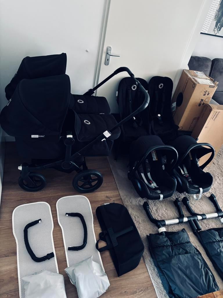 Bugaboo Donkey 3 Twin compleet, Kinderen en Baby's, Kinderwagens en Combinaties, Zo goed als nieuw, Bugaboo, Ophalen of Verzenden