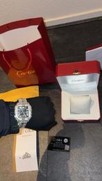 Cartier santos horloge iced out diamanten moissanite, Sieraden, Tassen en Uiterlijk, Horloges | Heren, Overige merken, Staal, Polshorloge