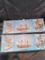🔴 2 grote bouwdozen Billing Boats No.801 Mayflower, Ophalen of Verzenden