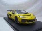 Chevrolet Corvette C8 ZR1 2025 Geel  1:18 GT-Spirit, Ophalen of Verzenden, Nieuw, Auto, Overige merken
