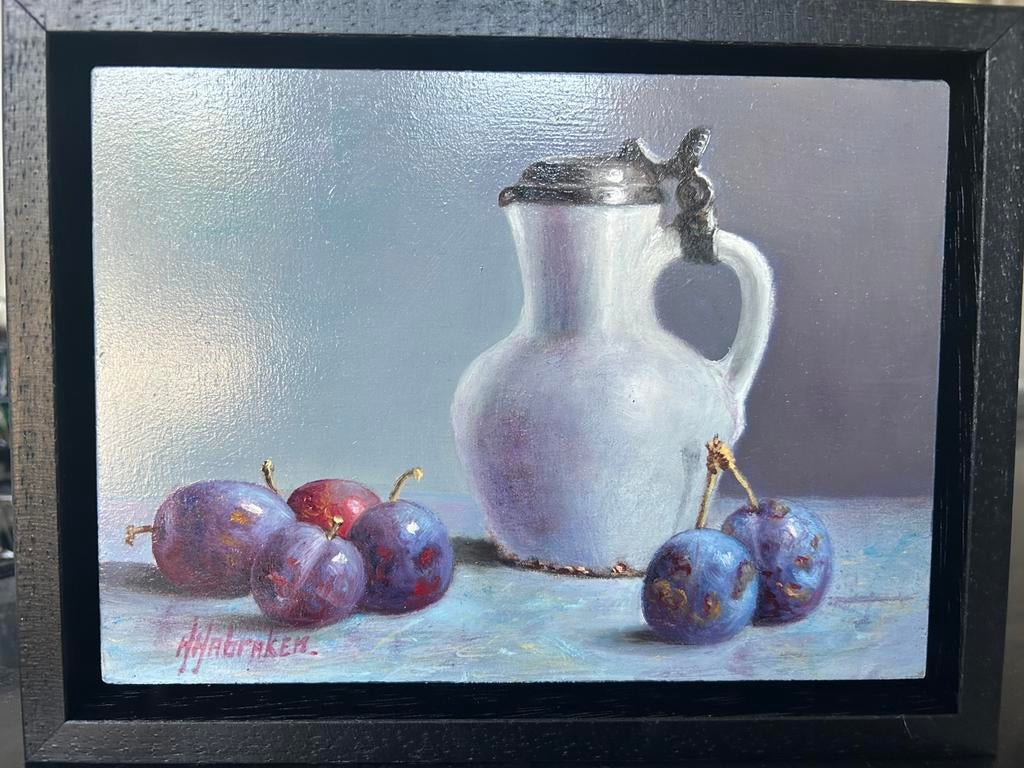 Hans Habraken schilderij gratis verzenden, Antiek en Kunst, Kunst | Schilderijen | Klassiek, Ophalen of Verzenden