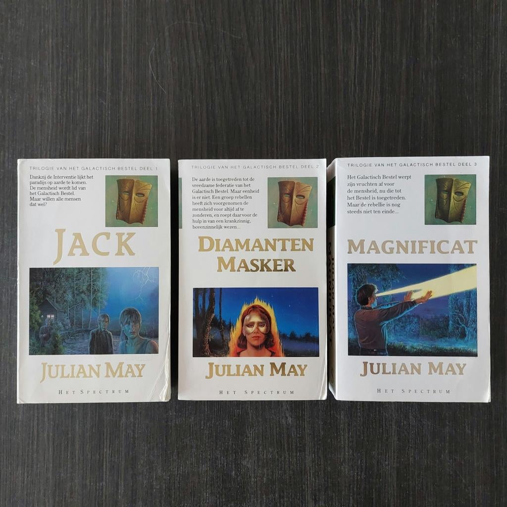 Julian May - 3 boeken - Galactisch Bestel, Boeken, Ophalen of Verzenden, Gelezen