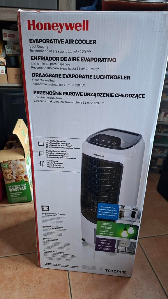 Honeywell TC10PCE Verdampingsluchtkoeler - Spot Cooling, Ophalen of Verzenden, Nieuw, Luchtreiniger