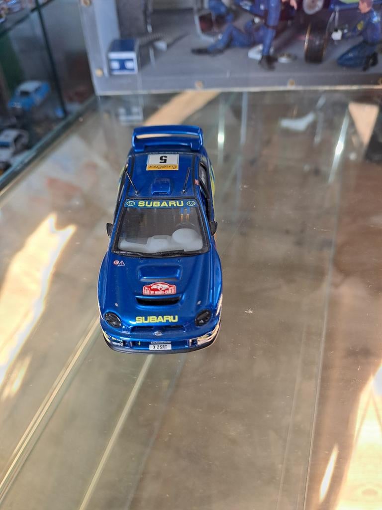 Mooie subaru inpreza 1.43., Hobby en Vrije tijd, Modelauto's | 1:87, Ophalen of Verzenden, Zo goed als nieuw, Auto, Herpa