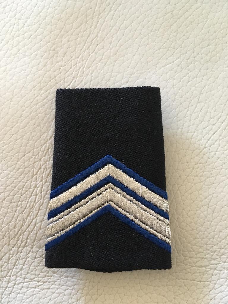 Schouderrang Marechaussee wachtmeester 1e klasse, Verzamelen, Verzenden, Marechaussee, Nederland, Embleem of Badge