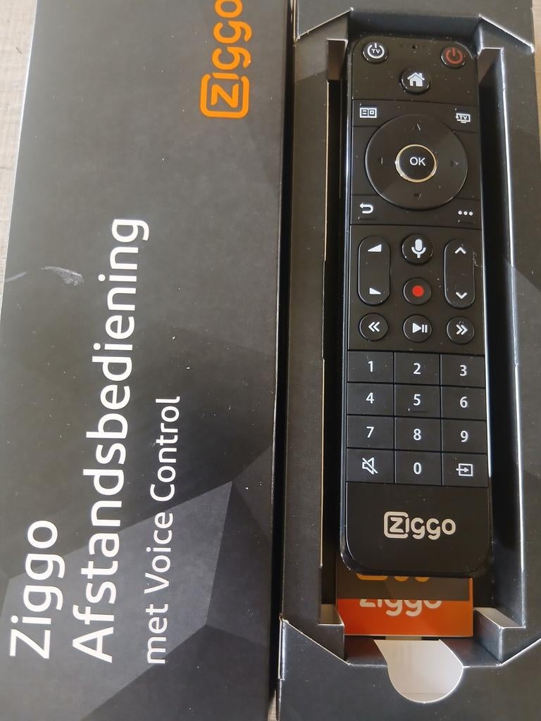 Nieuwe Ziggo Afstandsbediening met Voice Control, Ophalen of Verzenden, Nieuw, Origineel, Tv