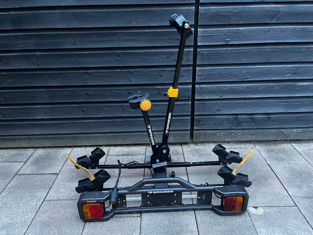 Hawk spinder fietsdrager, Ophalen, Zo goed als nieuw, Trekhaakdrager