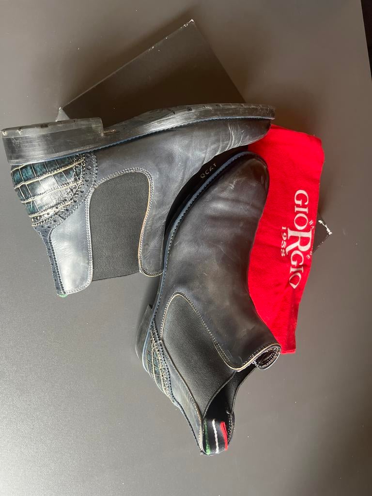 Giorgio 1958 Chelsea boots - Maat 43, Ophalen of Verzenden, Gedragen, Blauw, Lage of Enkellaarzen
