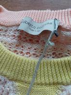 Roberto Collina Designer Trui pastel knit lente L 38 40, Beige, Maat 42/44 (L), Ophalen of Verzenden, Zo goed als nieuw