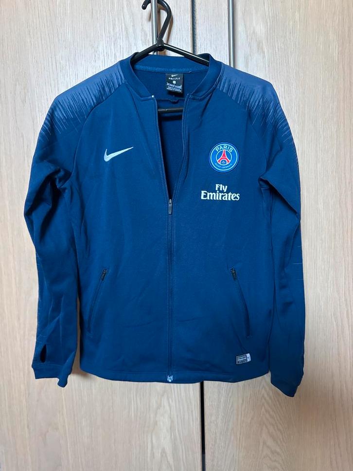 Nike Paris Saint-Germain trainingsjack mt L, Kinderen en Baby's, Kinderkleding | Maat 152, Zo goed als nieuw, Jongen of Meisje