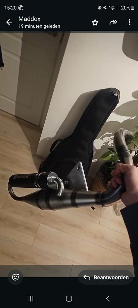 Terugloop uitlaat GEZOCHT!, Fietsen en Brommers, Brommeronderdelen | Algemeen, Zo goed als nieuw, Uitlaat, Ophalen of Verzenden