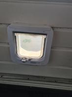 Sureflap kattenluik wit gebruikt, Dieren en Toebehoren, Katten-accessoires, Ophalen of Verzenden, Gebruikt