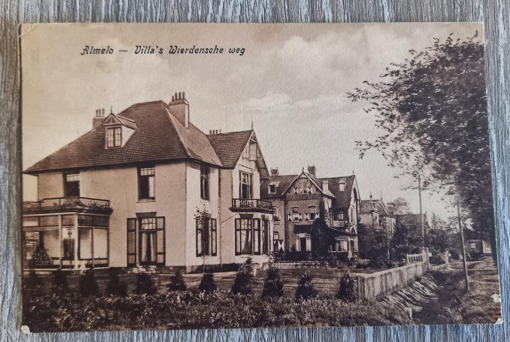 Almelo ansichtkaart 1922, Ophalen of Verzenden, 1920 tot 1940, Overijssel
