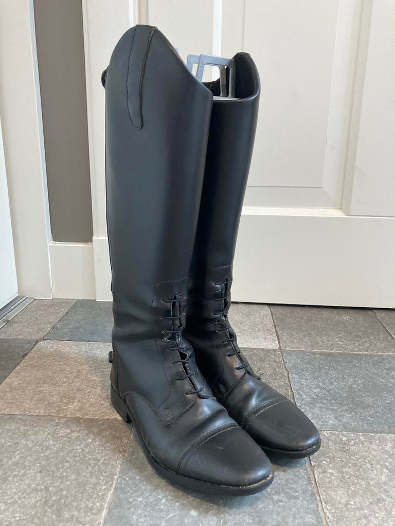 Zwarte paardrijlaarzen maat 37, Dieren en Toebehoren, Paardrijkleding, Ophalen, Gebruikt, Kinderen, Dressuur