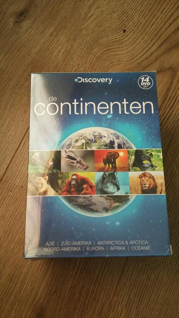DVD set De Continenten Box NIEUW, Cd's en Dvd's, Alle leeftijden, Boxset, Natuur, Ophalen of Verzenden