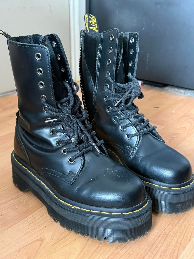 Dr Martens, Kleding | Dames, Schoenen, Zwart, Lage of Enkellaarzen, Ophalen of Verzenden, Zo goed als nieuw