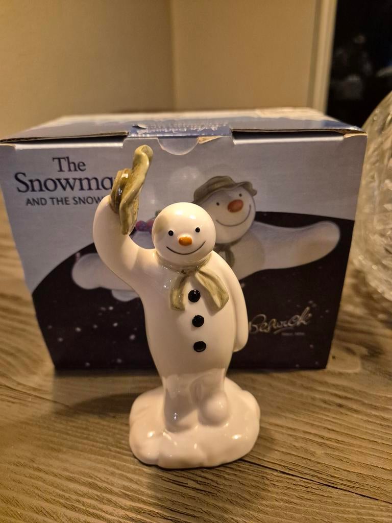 The Snowman John Beswick keramiek beeldje, Ophalen of Verzenden, Zo goed als nieuw, Fantasy